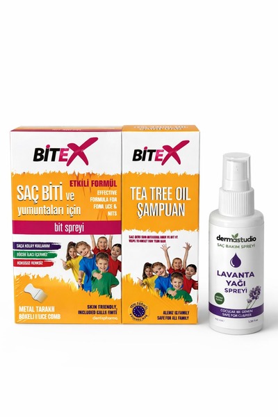 Bitex Bit Spreyi 100 ml Şampuan 150 ml lavanta yağlı saç spreyi 100 mL Çelik ...