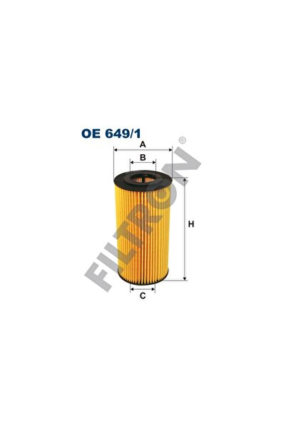 Filtron Oe649/1 Bmw E34 36 38 39 Land Rr2 88- Oil Filter