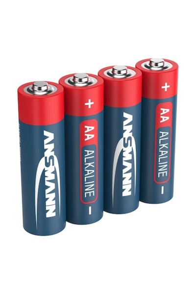 ANSMANN Baterii alcaline AA/R6, blister cu 4 bucăți