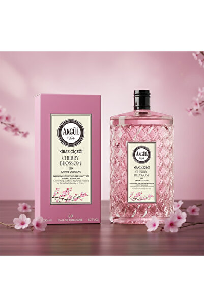 Akgül Kiraz Çiçeği Cam Premium Serisi 200 ml