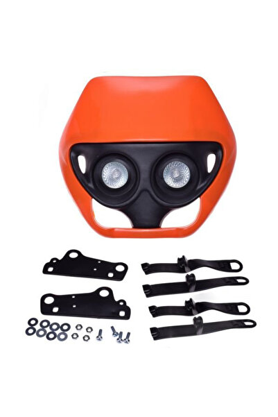 WMX Carena cu far, Enduro, culoare portocaliu/negru