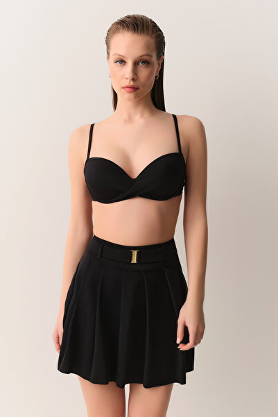 SUWEN Γυναικεία Κοντή Φούστα