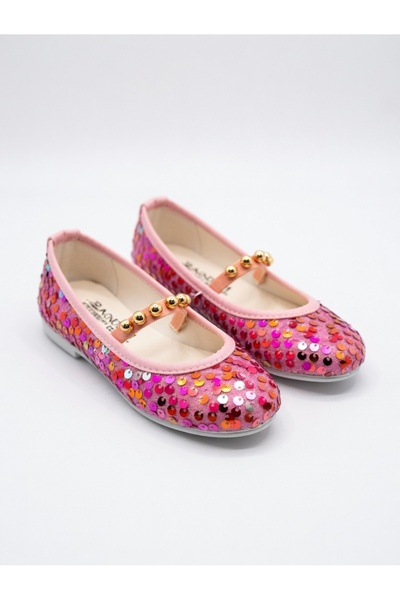 Lideral Παπούτσια μπαλαρίνας για κορίτσια με λαμπερές παγιέτες |   Γυαλιστερή...