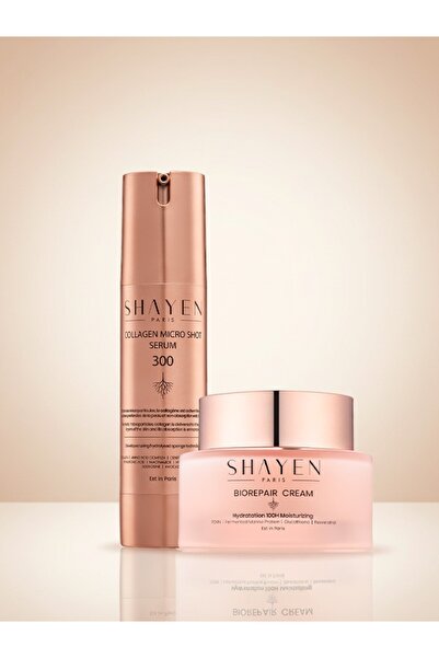 Shayen Paris Mikro Kanal Teknolojisi Micro Shot 300 Kolajen Serum, 100 Saat N...