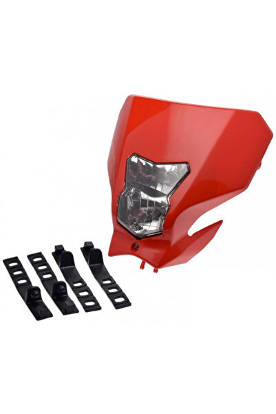 WMX Carena cu far fata, Enduro, culoare rosu