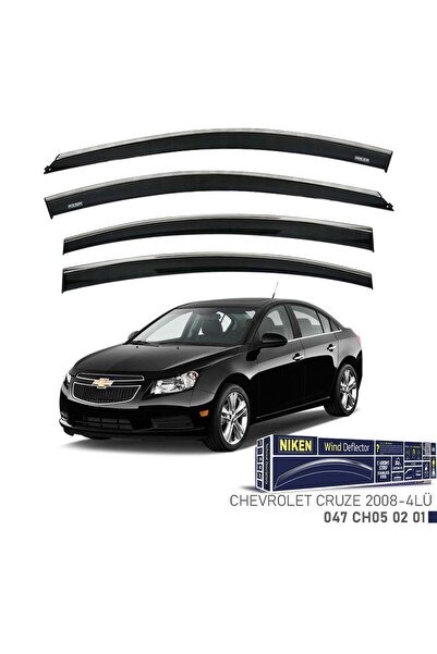 Niken Chevrolet Cruze Uyumlu Kromlu Cam Rüzgarlığı 4lü Set 2008 Ve Üstü
