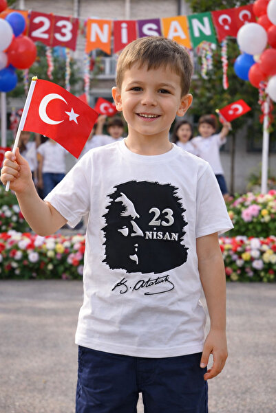 Jaju Baby Παιδικό μπλουζάκι με στάμπα 23 Απριλίου – Αγόρια/Κορίτσια – Μπλουζά...