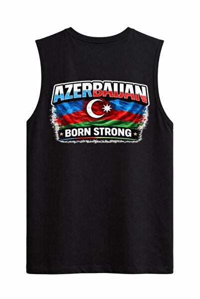 Rabona Fashion Αζερμπαϊτζάν Born Strong – Φούτερ / Φούτερ με κουκούλα / Μπλου...