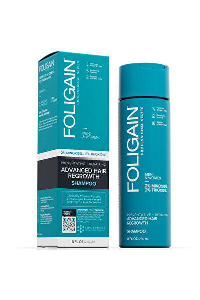 FOLIGAIN Shampoo for Hair Regrowth with 2% Minoxidil, 236 ml