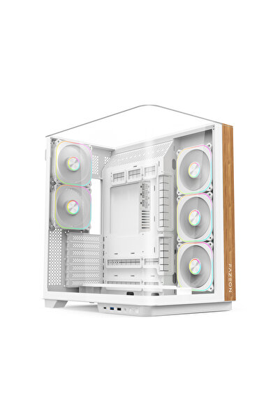 FAZEON F25 850W 80+ BRONZE FULL MODULAR PCIe GEN5 ARGB 5x120MM FANLI ATX WOOD...