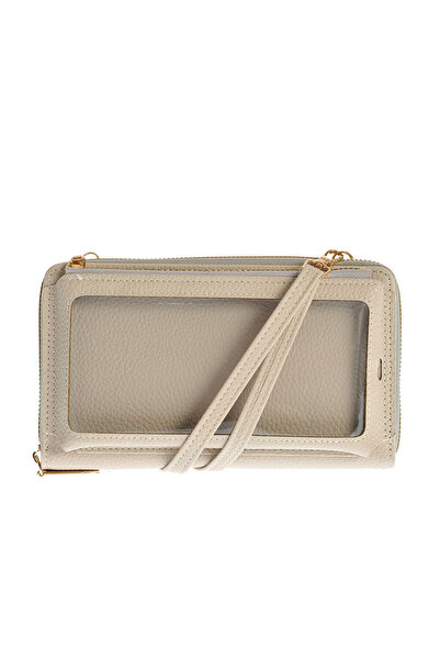 Meli Melo Paris Beige wallet with 3 compartments and zipper closure