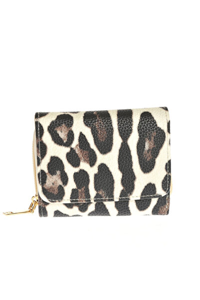 Meli Melo Paris Compartmented wallet with animal print pattern