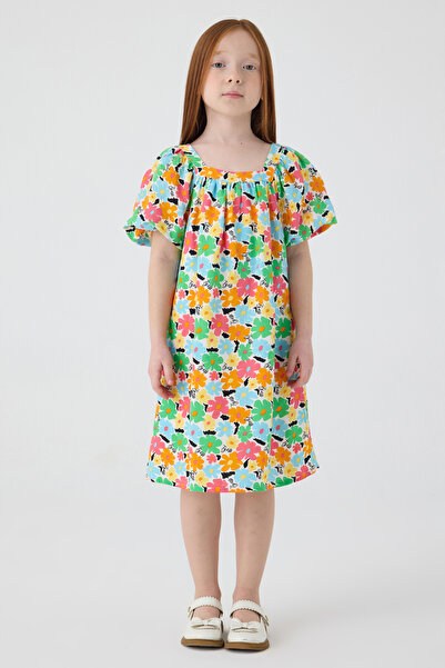 Tyess Girl Patterned Dress