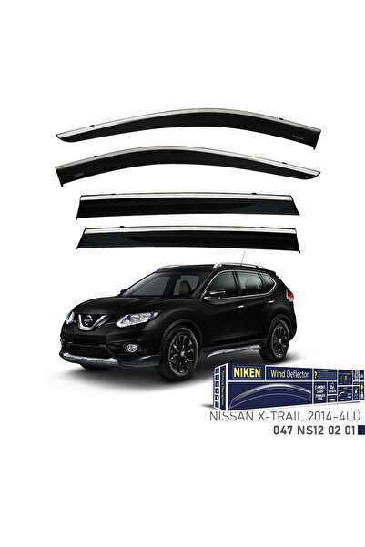 Niken Nissan X-Trail Cam Rüzgarlığı Kromlu 2014-2023 4'Lü
