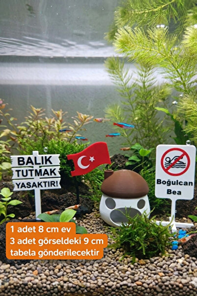 Akay3dPrint Mantar ev ,Türk Bayrağı, Balık Tutmak Yasaktır, Boğulcan Bea Akva...