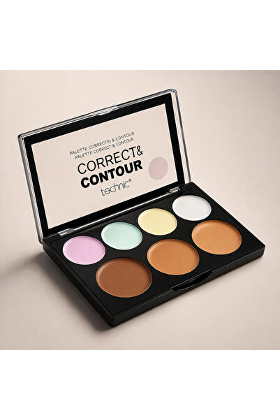 TECHNIC Paletă corectoare și contour cremă 7 culori – Corectare, iluminare și...