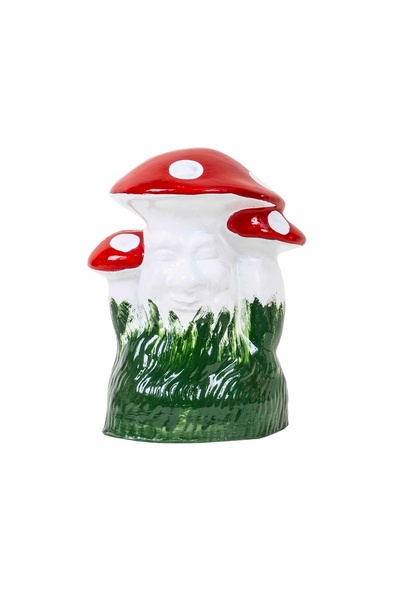 FOXMAG24 Διακοσμητικό κεραμικό μανιτάρι για τον κήπο, 20x20 εκ.