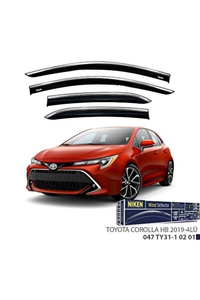 Niken Toyota Corolla HB Cam Rüzgarlığı Kromlu 2019-