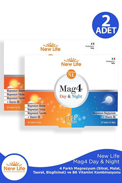 New Life Mag 4 Day 30 Tablet & Night 30 Tablet 3 Adet