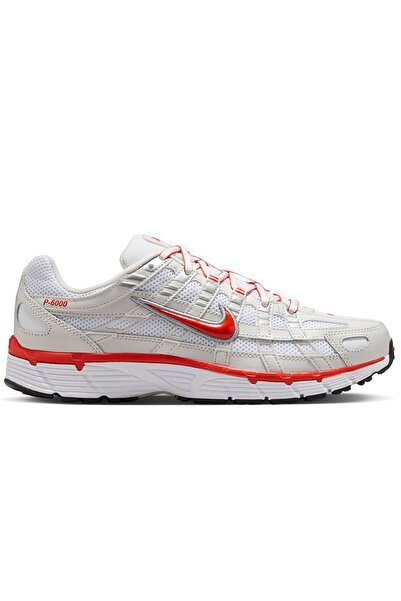 Nike حذاء رياضي نسائي P 6000 أبيض اللون، حذاء رياضي يومي للنساء باللون الأبيض