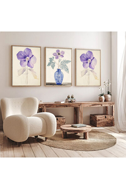 Dekorsiahome Σετ Τραπεζαρίας Κουζίνας Σαλονιού 3 τεμαχίων με Ξύλινο Πλαίσιο S...