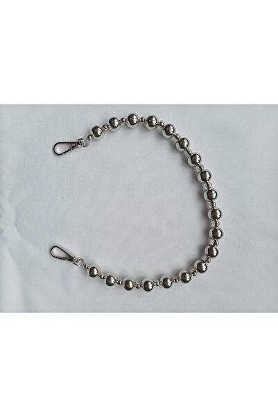 hobi duragı 43 cm Pearl Beaded Bag Handle - Single