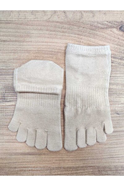 erceys Κοντά μποτάκια από μπαμπού με κάλτσες στα δάχτυλα 1 ζευγάρι Αριστερό Δ...