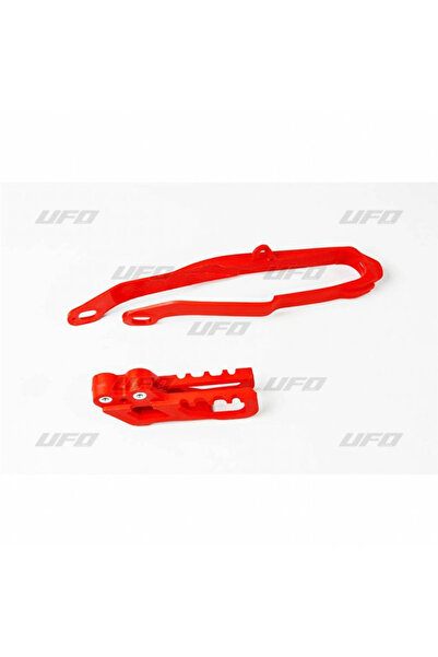 UFO Kit patina + ghidaj lant Honda CRF450 2013, rosu