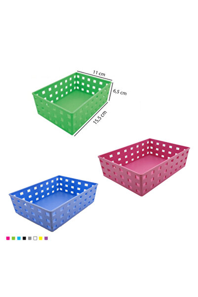 Ark Çok Amaçlı Organizer Sepet Ofis, Mutfak, Banyo Düzenleyici 155x110x65 mm