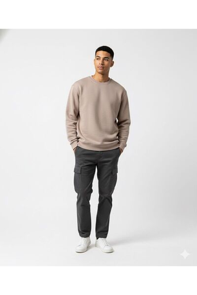 DÜZ Basic Oversize Sweatshirt