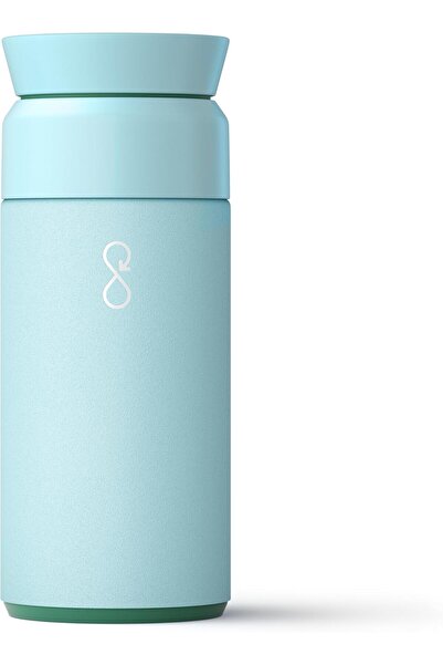 Ocean Bottle Brew Flask With 360º Leak Proof Lid Eco-Friendly Bottle - Sky Bl...