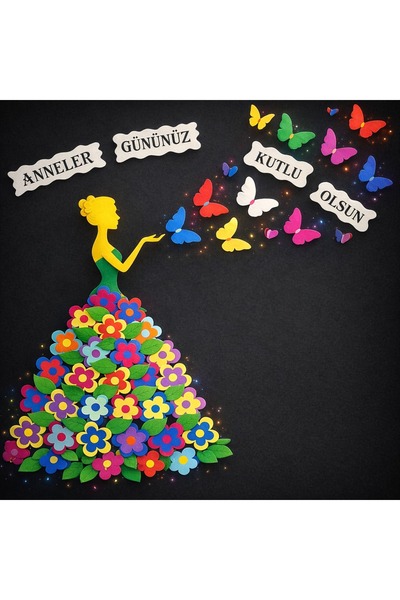 PROMISEBACKDROP2 Anneler Günü Kutlu Olsun,Canım Annem Okul Etkinlik Fon 150x2...