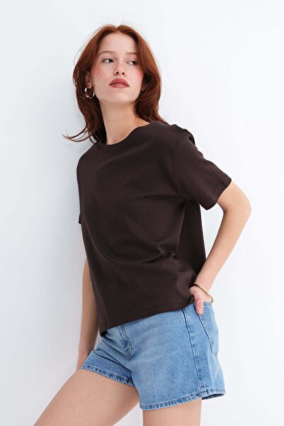 Addax تي شيرت بيسك كولور كولار بايك P1904