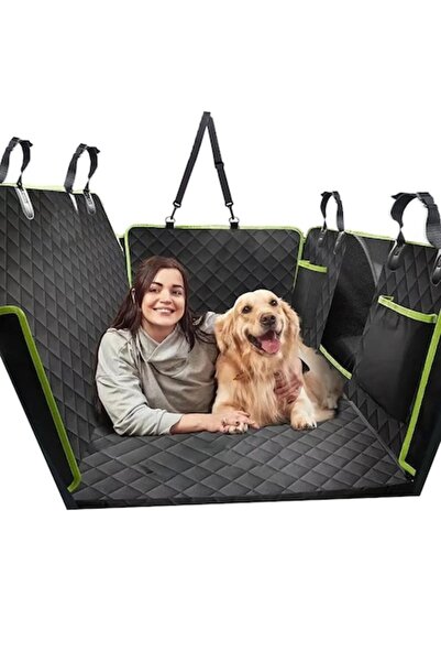 NEXTWAVE ®️   Κάλυμμα καθίσματος αυτοκινήτου για κατοικίδια, 3 πάνελ, 140 κιλ...