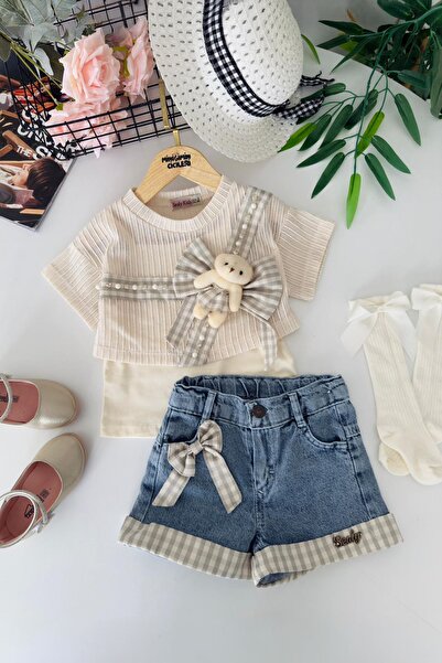 Minigimin Cicileri Σετ 3 τεμαχίων για κορίτσια με λεπτομέρεια αρκουδάκι και τ...