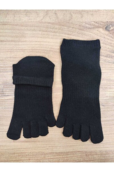 erceys Bamboo Short Booties Toe Socks 1 Pair Right Left Production Comfortabl...