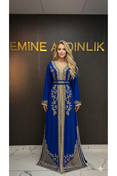 shop Fas kaftan mavi