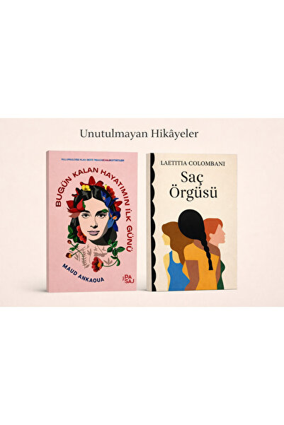 Alfa Yayınları Saç Örgüsü&Bugün Kalan Hayatımın İlk Günü İki Kitap Set