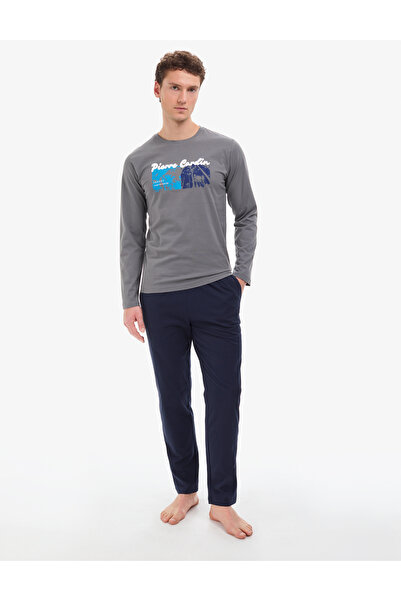 Pierre Cardin Dark Gray Pajama Set 50322631-Vr080