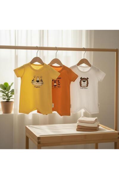 ALTINTAŞ BABY JUNGLE MOOD TEKBOY TULUM 3'LÜ SET