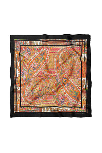 Sultan İpek Ethnic Patterned Scarf / Bandana 70X70Cm