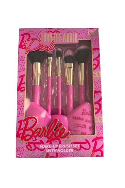 Beauty Makeup brush set with Barbie stand