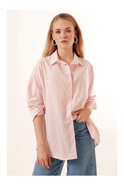 Get Crazy Women's Oversize Long Basic Shirt