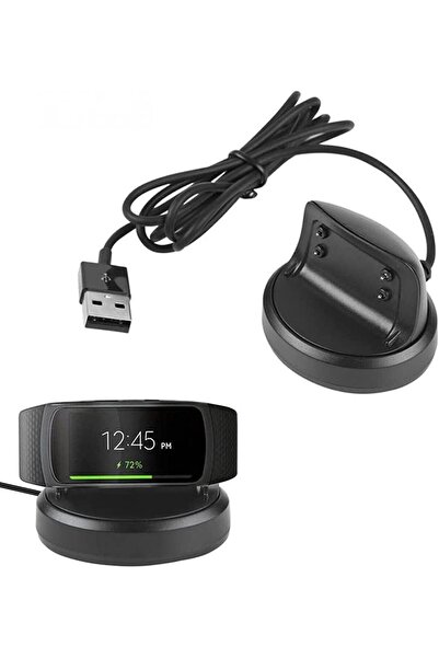 Liger كابل شحن مغناطيسي USB مع قاعدة شحن لجهاز سامسونج جير فيت 2 SM-R360