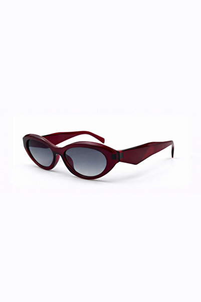 Toz Vintage Sephira Burgundy Transparent Frame Smoked Glass Vintage Retro Sun...
