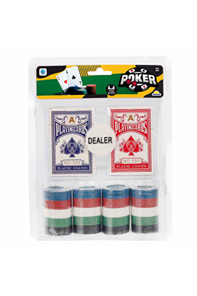 Smile Games Set Poker, Smile Games, 100 jetoane si 2 pachete de carti