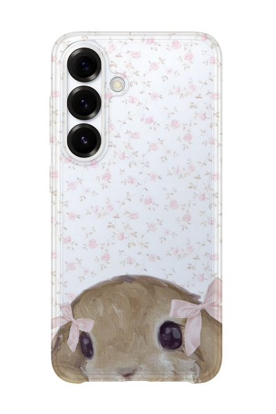 Samsung Galaxy S24 FE Uyumlu Baskılı Şeffaf Telefon Kılıfı | Koleksiyon: Soft Girl Clean Aesthetic