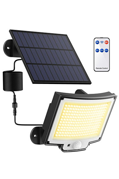 Güneş Enerjili, Hareket Sensörlü, 228 Boncuk LED Aydınlatma / BA-SL33