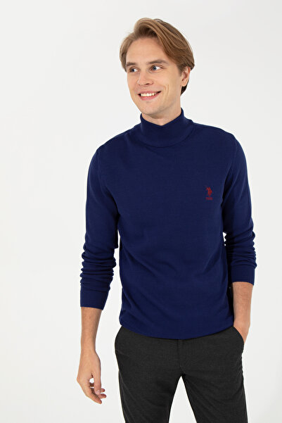 U.S. Polo Assn. Men's Blue Basic Sweater 50253449-Vr212