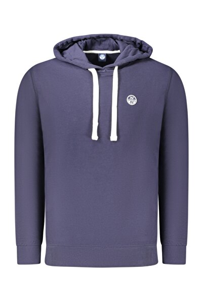 North Sails Off-White Hoodie, 100% Cotton, Made in Egypt